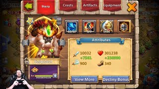 Sasquatch DESTINY To 40 INSANE Gameplay Tank and SMASH Castle CLash