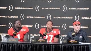 Post-Game Interview - Georgia falls short in National Championship Game 26 - 23