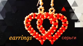 Earrings Hearts. Серьги Валентинки