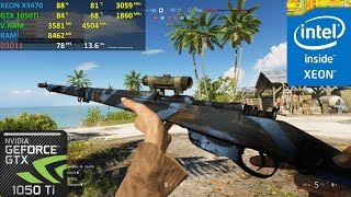 Battlefield 5 - War in the Pacific | GTX 1050Ti + Intel Xeon X3470 | Custom Settings
