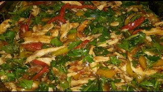 Куриное филе в кисло-сладком соусе с персиком. Очень вкусно!!!!!