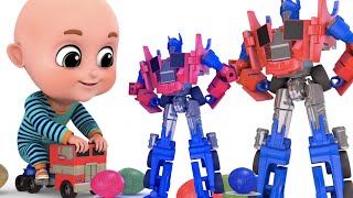 Surprise Eggs | Transformers Robot Truck Toy for Kids | Surprise Egg Videos from jugnu Kids