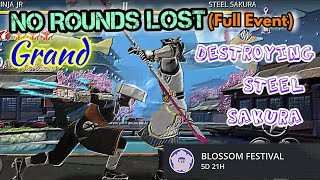 Shadow Fight 3 : Completely Destroying Steel Sakura And The Bots (No Rounds Lost)