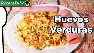 Como Preparar Huevos con Verduras en Casa Muy Fácil - recetatube