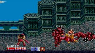 Sega Megadrive / Genesis Longplay - Golden Axe 2 Game