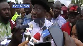 #KOBA2019: Jonathan votes, expresses dissatisfaction over late commencement