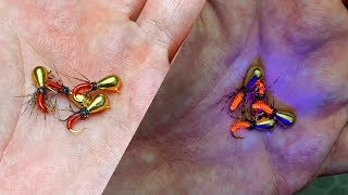 Безмотылка. Неоновый Красно-Оранжевый Червяк. Fl. Red-Orange Worm