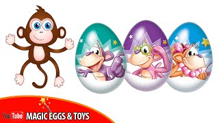ОБЕЗЬЯНКИ ШОКОЛАДНЫЕ ЯЙЦА С СЮРПРИЗОМ | MONKEY CHOCOLATE EGGS SURPRISE