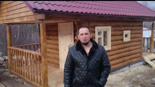 Баня под ключ 3 на 4,5 в Екатеринбурге # Первое видео от партнеров в Екатеринбурге