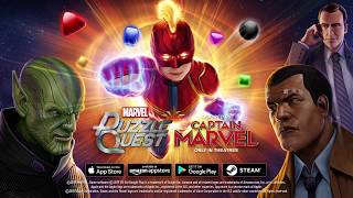 Captain Marvel - Marvel Puzzle Quest New Character