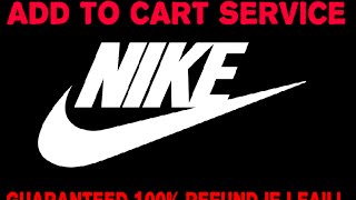 NIKE ADD TO CART SERVICE HOW IT WORKS PLUS SNEAKER BOT