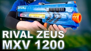 Нёрф Rival Zeus MXV 1200 Blaster Обзор на русском