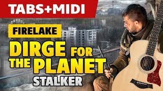 [STALKER OST] Firelake – Dirge for the Planet (acoustic guitar cover, tutorial with tab)