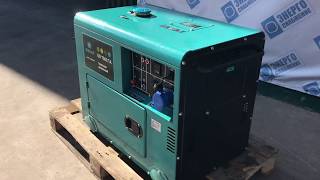 ЗАПУСК ГЕНЕРАТОРА 7 кВт  (GESHT GD 7500 TA)