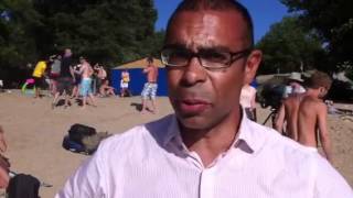 Euro 2012 video blog: Keme Nzerem hits the beach