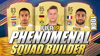 PHENOMENAL 100K HYBRID FIFA 19 SQUAD BUILDER