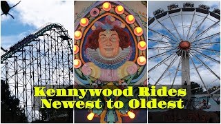 Kennywood Park Rides Newest to Oldest