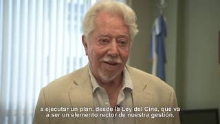 Tristán Bauer visitó el INCAA junto a su próximo presidente, Luis Puenzo