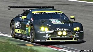 2016 Aston Martin Vantage GTE BRUTAL V8 Engine Sound @ Track!!