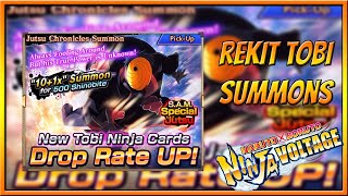 SERÁ UM SINAL ??? TOBI REKIT SUMMONS + GARANTIDO - NARUTO X BORUTO NINJA VOLTAGE