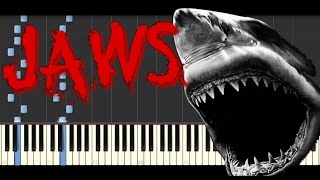Synthesia [Piano Tutorial] | Jaws Theme