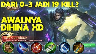 Ketika Hinaan Dibalas 19 Kill Sakit Kepala Gak? XD - BadGamer Alucard
