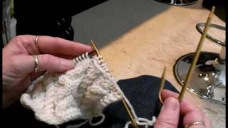 Irish Cable Knitting - How to Knit a Cable Stitch