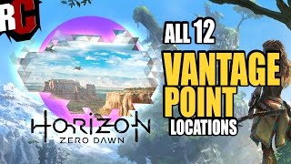 Horizon Zero Dawn - All Vantage Point Locations (All Vantages found Trophy Guide)