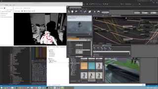Unreal Engine 4 Mocap Using Kinect 4 Windows V2 Plugin.