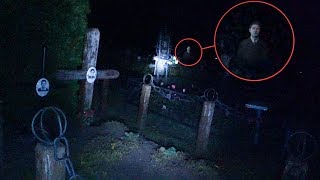 НОЧЬ НА КЛАДБИЩЕ. КТО ЗА МНОЙ СЛЕДИТ? ЗАСНЯЛ ЭТО..