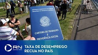 Desemprego recua no país, mas ainda atinge 11% da população