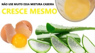 NÃO USE MUITO ESSA MISTURA CASEIRA SEU CABELO VAI CRESCER SEM PARAR - CRESCIMENTO ACELERADO