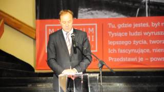 Muzeum Emigracji w Gdyni - uroczystość podpisania umowy pożyczki
