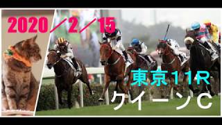 2020/2/15　東京11レース　クイーンカップ（ＧⅢ）枠順確定
