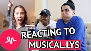 REACTING TO MUSICAL.LYS! (MOST CRINGEY)
