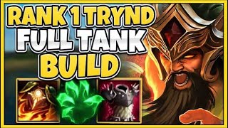 #1 TRYNDAMERE WORLD UNDYING TANK BUILD (YOU CAN’T KILL ME) - League of Legends