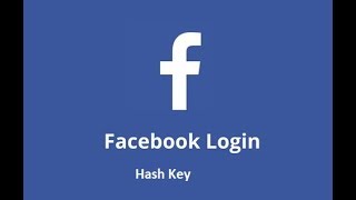 Facebook Giriş Uygulaması için Hash Key Öğrenme