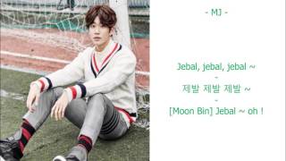 ASTRO - Innocent Love color coded lyrics video ! [Rom/Hangul]