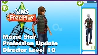 The Sims Freeplay Movie Star Profession Director Level 10