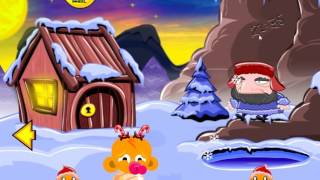 Игра Счастливая обезьянка на Северном полюсе прохождение Monkey GO Happy North Pole Walkthrough