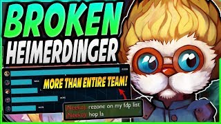 Heimerdinger is already BROKEN in Season 10? Busted Spells with Unstoppable Poke - League of Legends