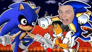 Я ПОБЕДИЛ СОНИКА EXE Странный пиксельный герой в игре Sonic EXE на канале GAMES FACTORY