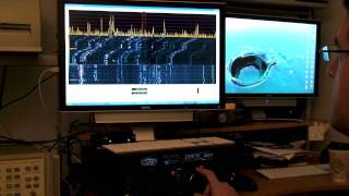 Yaesu FT-2000 with RFSPACE SDR-IQ SPECTRUM SCOPE