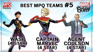 Best Marvel Puzzle Quest Teams #5: Wasp, Agent Coulson, Captain Marvel