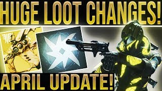Destiny 2 News! APRIL UPDATE! Arc Week, Extremely Rare Loot Drop Changes, No More Frame Rotations