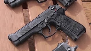 マルシン・モデルガン組立てキット / M92F CQB　発火動画 (Japanese toy gun)