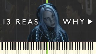 Lovely - Billie Eilish & Khalid - 13 Reasons Why Season 2 [Piano Tutorial] (Synthesia)