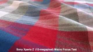 Sony Xperia Z  13 megapixel Macro Focus Test