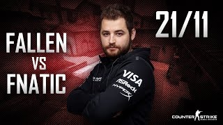 CS:GO POV FalleN vs fnatic | 21/11 (Inferno) @ DreamHack Open Summer 2017