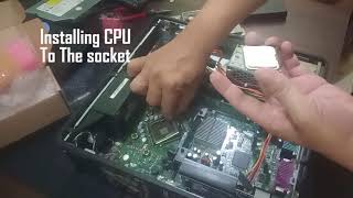 Dell Optiplex 780 Core 2 duo E8400 upgrade to Core 2 Quad Q9500 in 2019